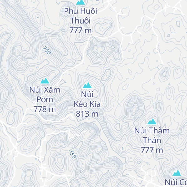 Map of Núi Lẩu Ỏm