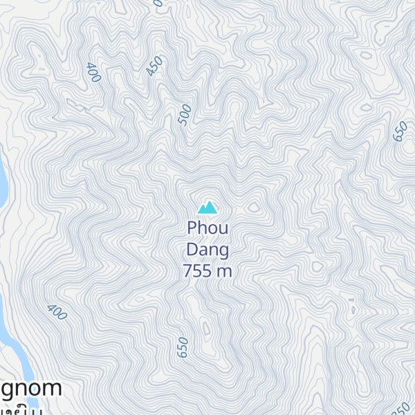 Map of Phou Dang
