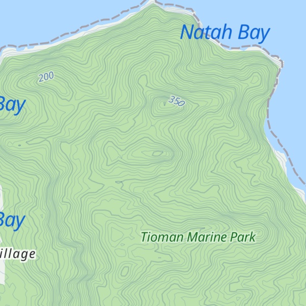 Map of Bukit Kerayung Besar
