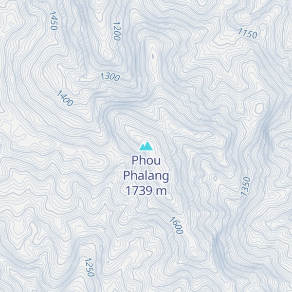 Map of Phou Phalang
