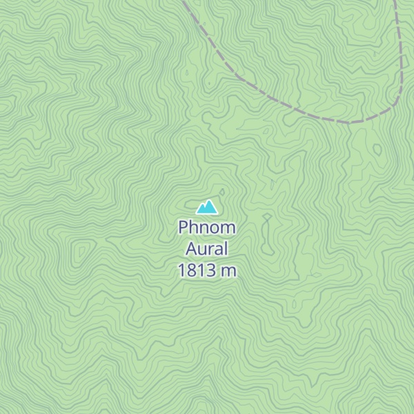 Map of Phnom Aural