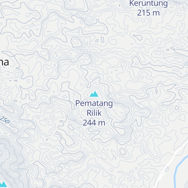 Map of Pematang Rilik