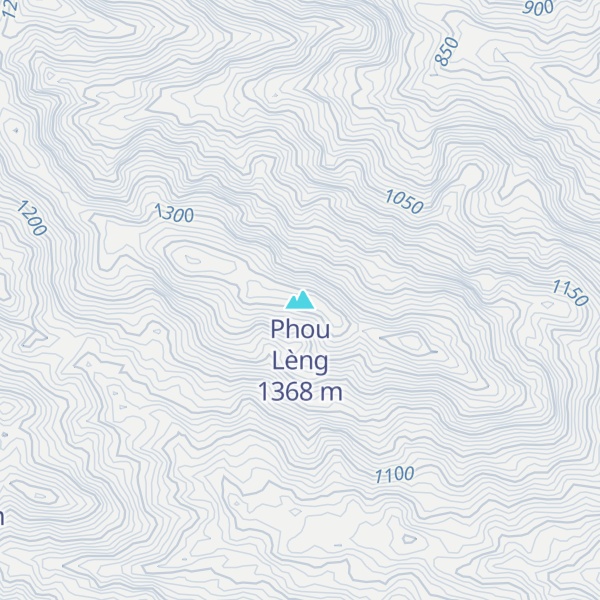 Map of Phou Lèng