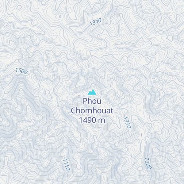 Map of Phou Chomhouat