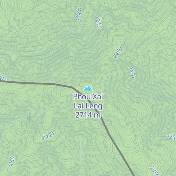 Map of Phou Xai Lai Leng