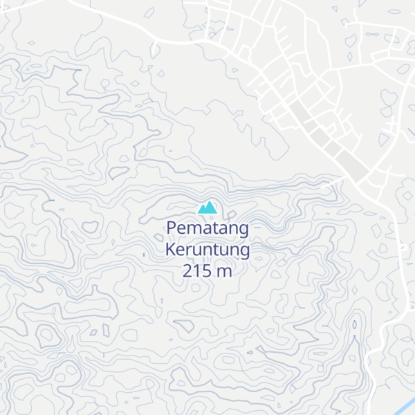 Map of Pematang Keruntung