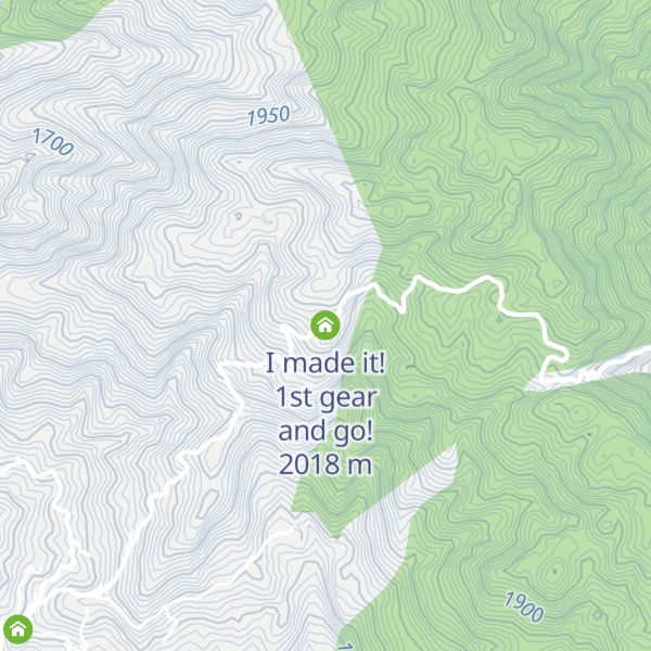 Map of I made it! 1st gear and go!