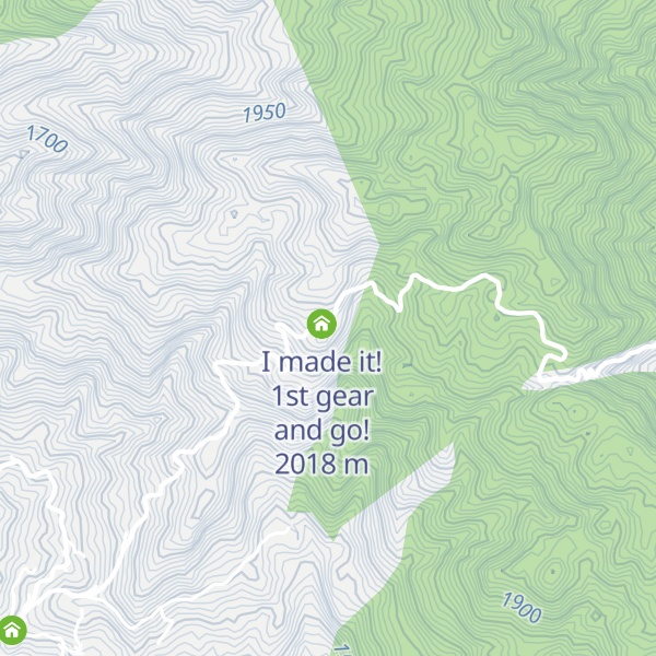 Map of Don't do this with a 100 cc, you won't make it