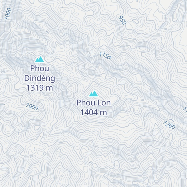 Map of Phou Lon