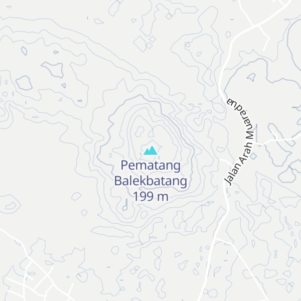 Map of Pematang Balekbatang