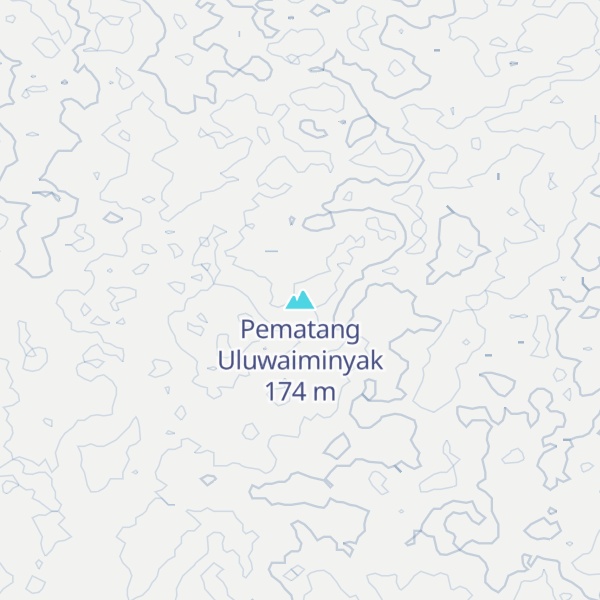 Map of Pematang Uluwaiminyak