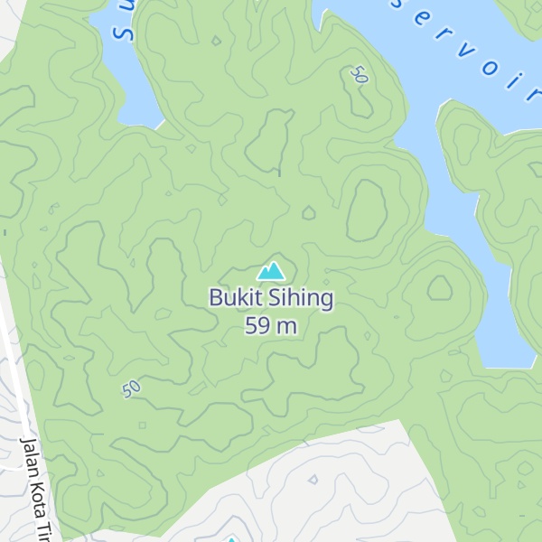 Map of Bukit Sihing