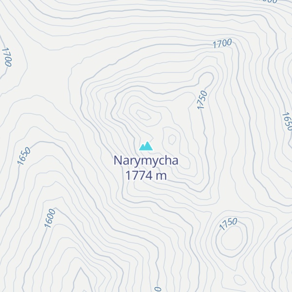 Map of Narymycha
