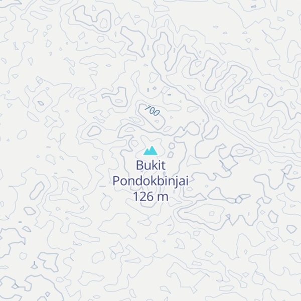 Map of Bukit Pondokbinjai