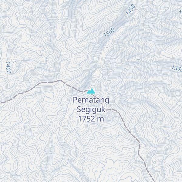 Map of Pematang Segiguk