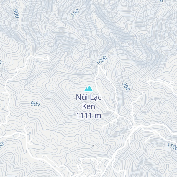 Map of Núi Lạc Ken