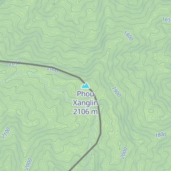 Map of Phou Xanglin