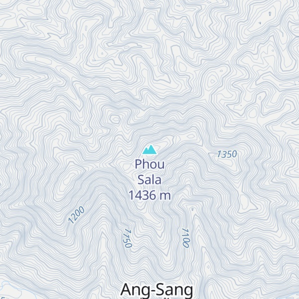 Map of Phou Sala