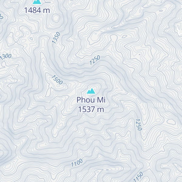 Map of Phou Mi