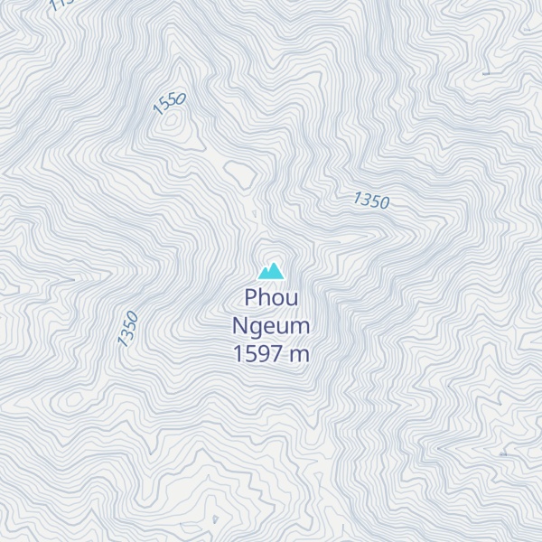 Map of Phou Ngeum