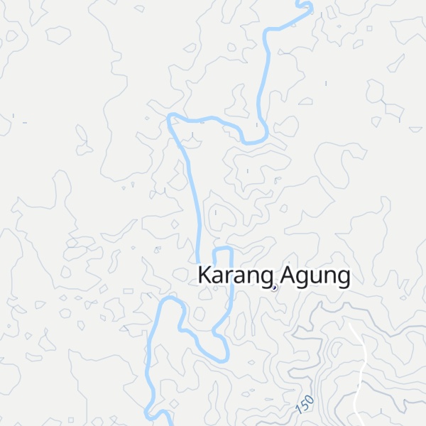 Map of Pematang Senungu