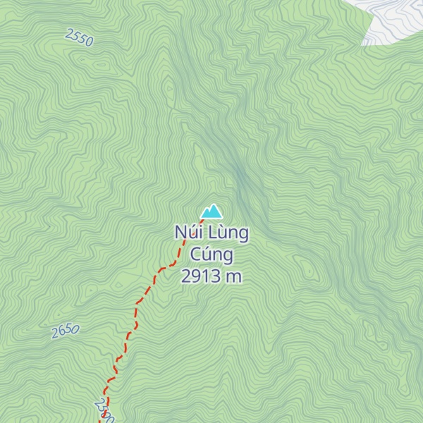 Map of Núi Lùng Cúng