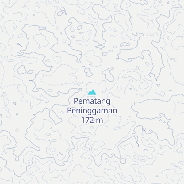 Map of Pematang Peninggaman