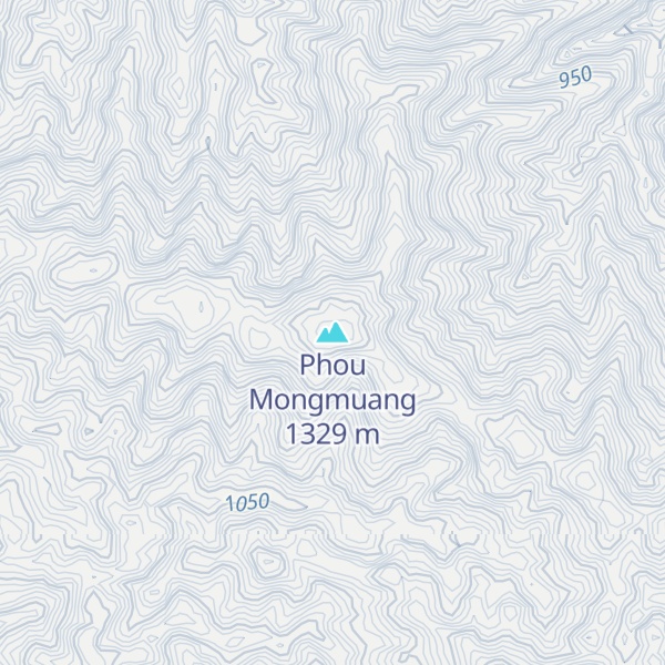 Map of Phou Mongmuang