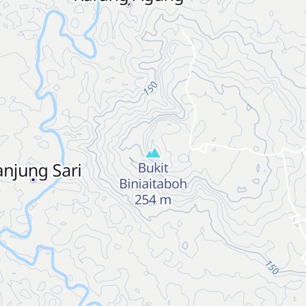 Map of Bukit Biniaitaboh
