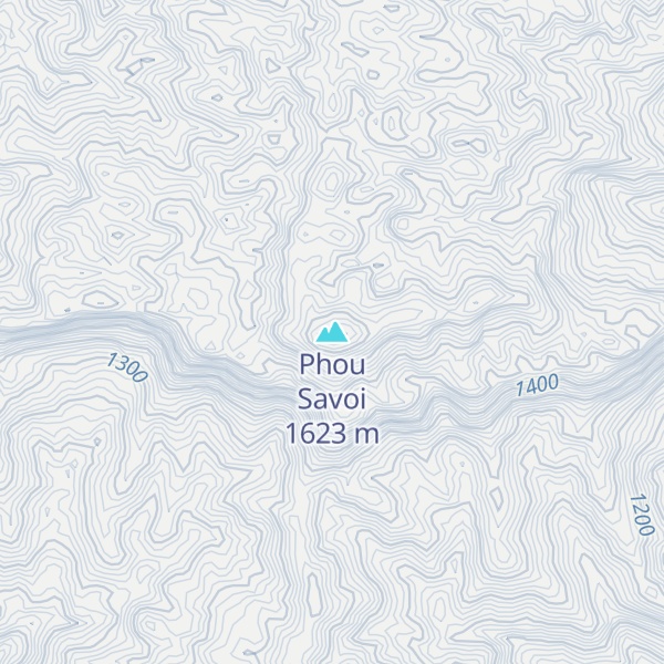 Map of Phou Savoi