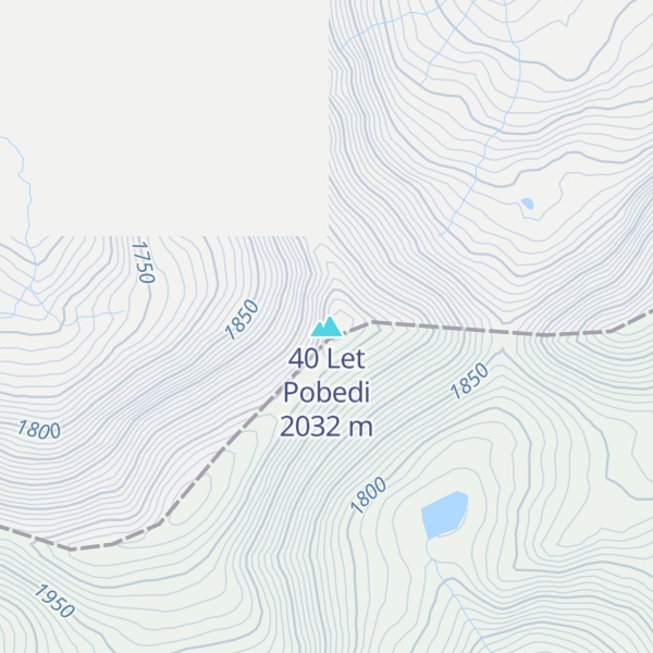 Map of 40 Let Pobedi