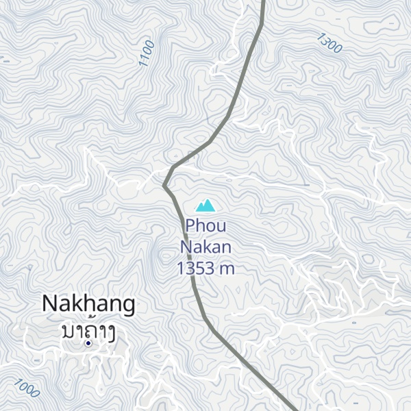 Map of Phou Nakan