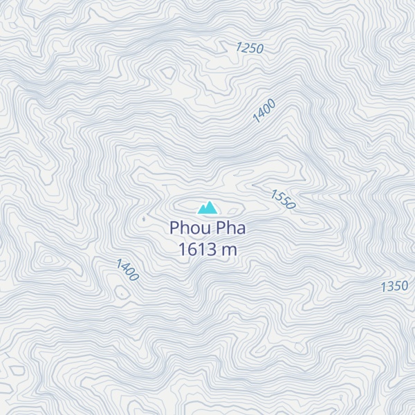 Map of Phou Pha