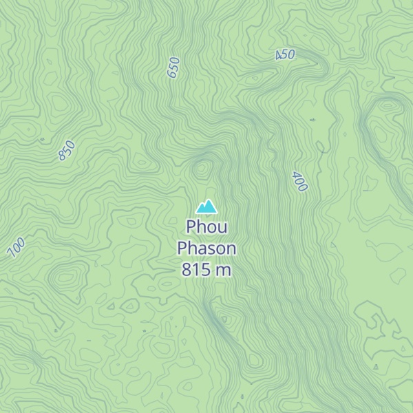 Map of Phou Phason