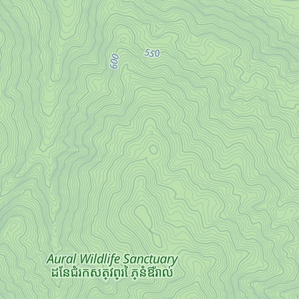 Map of Phnum Chang Lieng