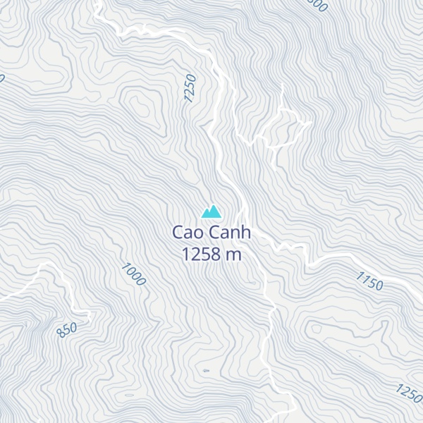Map of Cao Canh