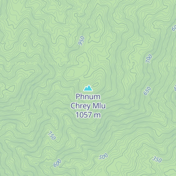 Map of Phnum Chrey Mlu