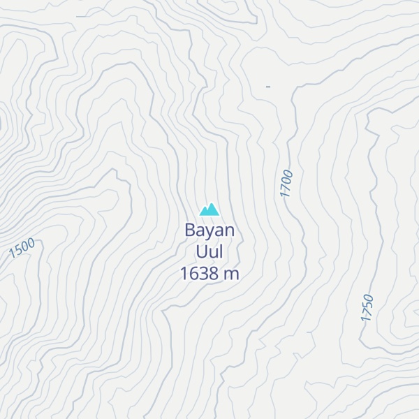 Map of Bayan Uul