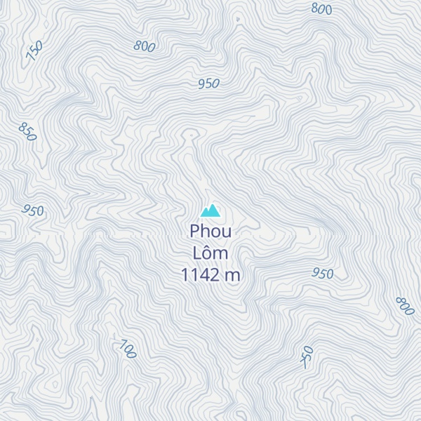 Map of Phou Lôm