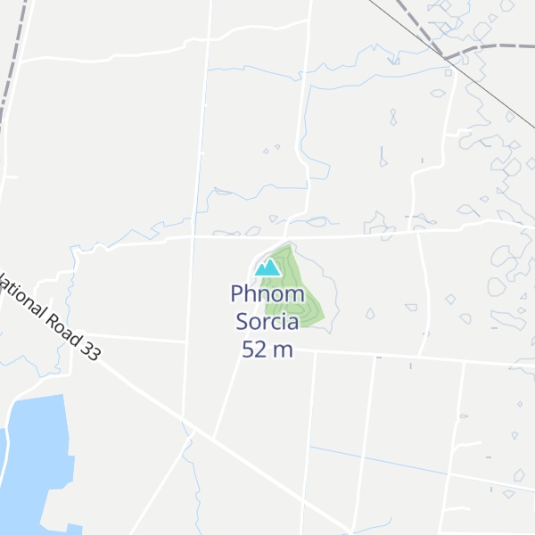Map of Phnom Sorcia
