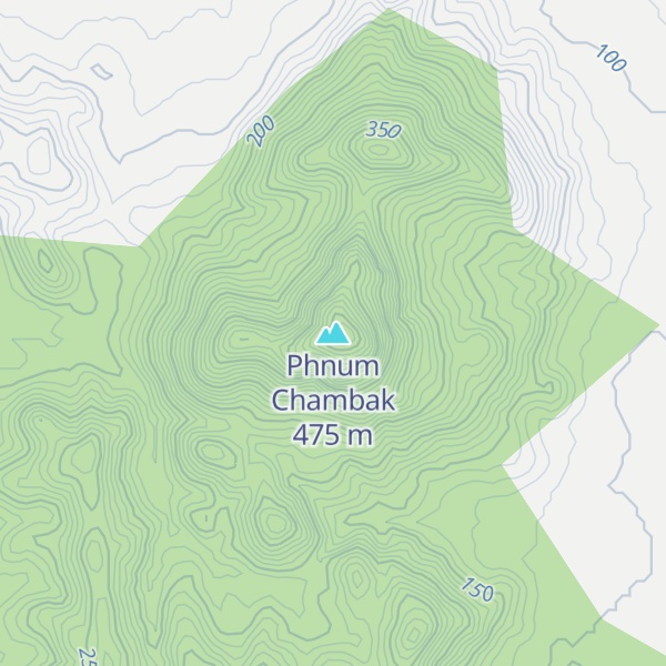 Map of Phnum Chambak