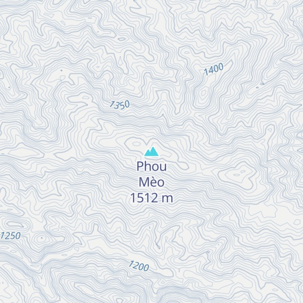 Map of Phou Mèo