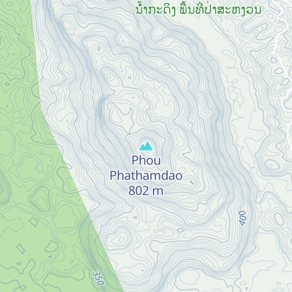 Map of Phou Phathamdao