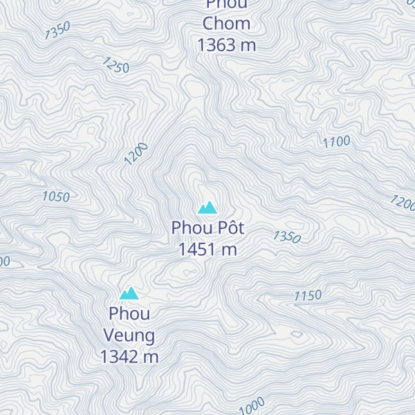 Map of Phou Pôt