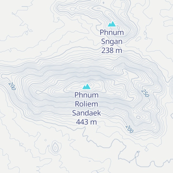 Map of Phnum Roliem Sandaek