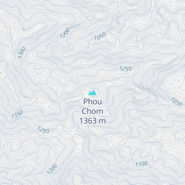 Map of Phou Chom