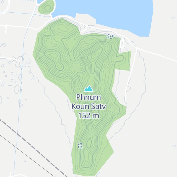 Map of Phnum Koun Satv
