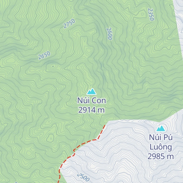 Map of Núi Con
