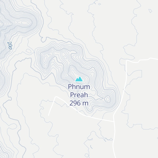 Map of Phnum Preah