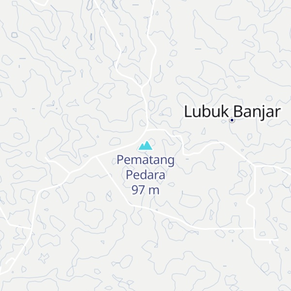 Map of Pematang Pedara